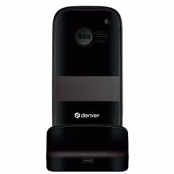 Denver BAS-18600L téléphone portable Noir Téléphone pour seniors