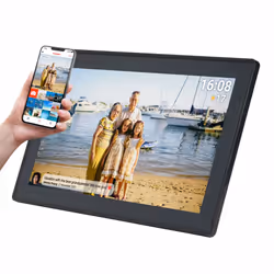 Denver PFF-1515B, 39,6 cm (15.6"), 1920 x 1080 pixels, IPS, 16:9, 16 Go, MicroSD (TransFlash)