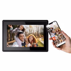 Denver PFF-725B cadre photos numériques Noir 17,8 cm (7") Écran tactile Wifi - Vue supplémentaire 5