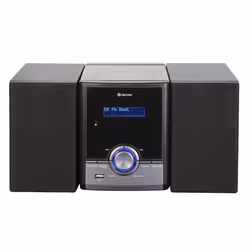 Denver MDA-285, Système mini audio domestique, Noir, 1 disques, Haut, 50 W, 2-voies
