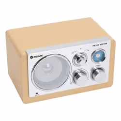 Denver TR-63LW Radio portable Personnel Analogique Bambou, Argent - Vue supplémentaire 3