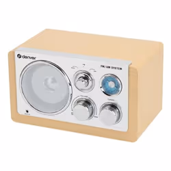 Denver TR-63LW Radio portable Personnel Analogique Bambou, Argent - Vue supplémentaire 5