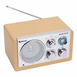 Denver TR-63LW Radio portable Personnel Analogique Bambou, Argent - Vue supplémentaire 6