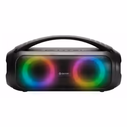 Denver BTG-616, 20 W, Sans fil, USB Type-C, Noir, Cylindre, Anti-éclaboussures, Imperméable