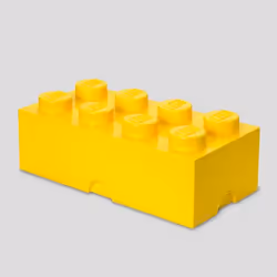 Room Copenhagen LEGO STORAGE BRICK 8, Jaune, Polypropylène (PP), 500 mm, 250 mm, 180 mm