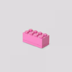 Room Copenhagen 4012, Boîte de rangement alimentaire, Enfant, Rose, Polypropylène (PP), Monochromatique, Rectangulaire