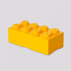 Room Copenhagen 4023, Boîte de rangement alimentaire, Enfant, Jaune, Polypropylène (PP), Monochromatique, Rectangulaire