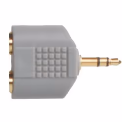 Sinox SXA424, Diviseur de câbles, Gris, 2 x 3.5mm FM, 3.5mm M