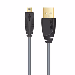 Sinox 2.0m USB A - Mini USB 2.0 B M/M, 2 m, USB A, Mini-USB B, USB 2.0, Mâle/Mâle, Noir