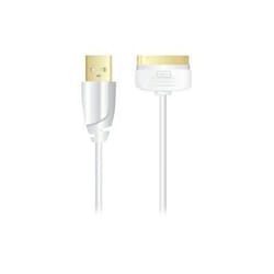 Sinox SXI2102 câble de téléphone portable Blanc 2 m USB A Apple 30-pin