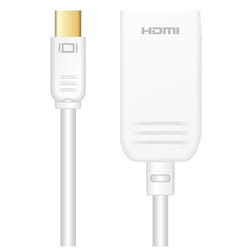 Sinox Mini DP-HDMI, 0.2m 0,2 m Mini DisplayPort HDMI Type A (Standard) Blanc