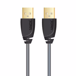 Sinox 2.0m USB 2.0 A-A M/M, 2 m, USB A, USB A, USB 2.0, Mâle/Mâle, Noir