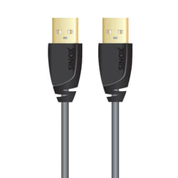 Sinox 2.0m USB 2.0 A-A M/M câble USB 2 m USB A Noir