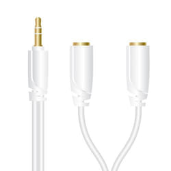 Sinox SXI3200R câble audio 0,2 m 3,5mm 2 x 3.5mm Blanc