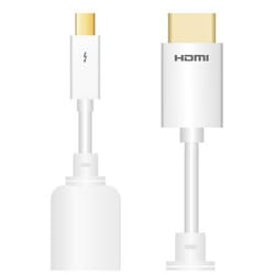 Sinox Mini DP-HDMI, 2m Mini DisplayPort Blanc