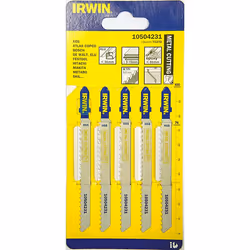 Lames pour scie sauteuse Irwin 10504231; 100 mm; 5 unités