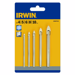 5 pièces jeu de forets Irwin; 4-10 mm