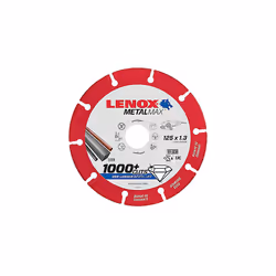 LENOX 2030866, Disque de coupe, Moyeu plat, Métal, Toutes marques, 2,22 cm, 12,5 cm