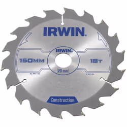 IRWIN IRW1897089 150 x 20 mm x 18 dents Lame de scie circulaire dents Grind ATB