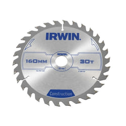 Lame de scie Irwin; 160x2,5x20,0 mm; Z30