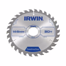 Lame de scie Irwin; 165x2,5x30,0 mm; Z30