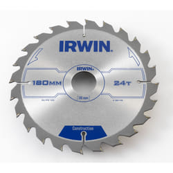 Lame de scie Irwin; 180x2,5x30,0 mm; Z24