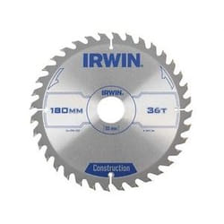 Lame de scie Irwin; 180x2,5x30,0 mm; Z36