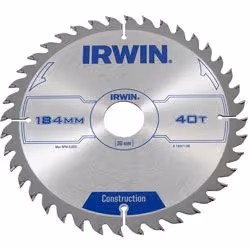 Lame de scie Irwin; 184x2,5x30,0 mm; Z40