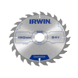 Lame de scie Irwin; 190x2,5x30,0 mm; Z24