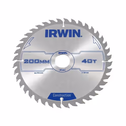 Lame de scie Irwin; 200x2,5x30,0 mm; Z40