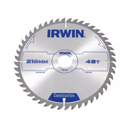 Lame de scie Irwin; 216x2,5x30,0 mm; Z48
