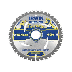 Lame de scie Irwin; 184x2,4x30,0 mm; Z40