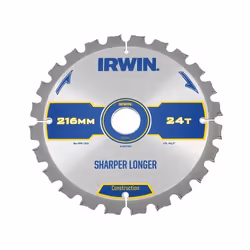 Lame de scie Irwin; 216x2x30,0 mm; Z24
