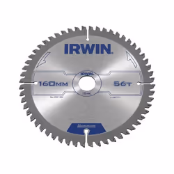 Lame de scie pour aluminium Irwin; 160x2,5x20,0 mm; Z56; -6°