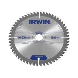 Lame de scie pour aluminium Irwin; 160x2,5x20,0 mm; Z56; -6°