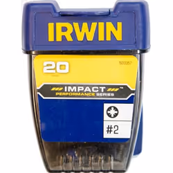 Jeu de tournevis Irwin 1923357; PZ2; 25 mm; 20 unités