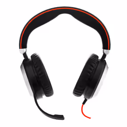 Jabra Evolve 80 UC Stereo, Avec fil, Bureau/Centre d'appels, 646 g, Casque, Noir