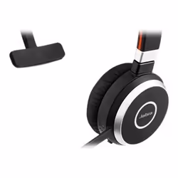 Jabra Evolve 65 MS mono, Avec fil &amp;sans fil, Bureau/Centre d'appels, 20 - 20000 Hz, 79 g, Casque, Noir