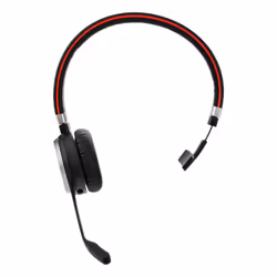 Jabra Evolve 65 UC Mono, Avec fil &amp;sans fil, Bureau/Centre d'appels, 282 g, Casque, Noir