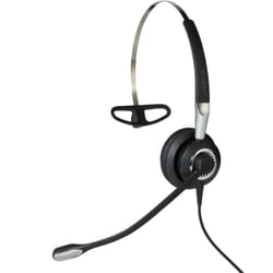 Jabra Biz 2400 II QD Mono NC 3 in 1 Minerve, Arceau Noir, Argent