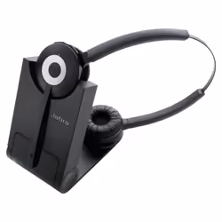 Jabra PRO 930 Duo MS, Sans fil, Bureau/Centre d'appels, Casque, Noir