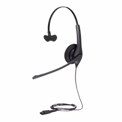 Jabra Biz 1500 Mono, Avec fil, Bureau/Centre d'appels, 20 - 4500 Hz, 48 g, Casque, Noir