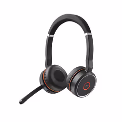 Jabra Evolve 75 MS Stereo  Noir, Rouge