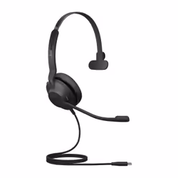Jabra Evolve2 30, MS Mono, Avec fil, Bureau/Centre d'appels, 20 - 20000 Hz, 92 g, Casque, Noir