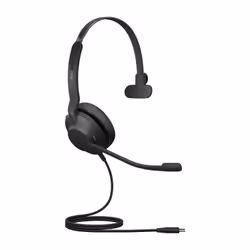 Jabra Evolve2 30, UC Mono, Avec fil, Bureau/Centre d'appels, 20 - 20000 Hz, 92 g, Casque, Noir