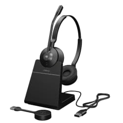 Jabra Engage 55 Casque Sans fil Arceau Bureau/Centre d'appels Noir, Titane