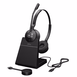 Jabra Engage 55, Sans fil, Bureau/Centre d'appels, 83 g, Casque, Noir, Titane