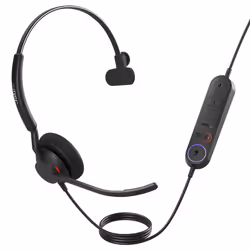 Jabra Engage 40, Avec fil, Bureau/Centre d'appels, 50 - 20000 Hz, 45 g, Casque, Noir