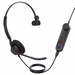 Jabra Engage 50 II, Avec fil, Bureau/Centre d'appels, 50 - 20000 Hz, 132 g, Casque, Noir