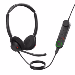 Jabra Engage 50 II, Avec fil, Bureau/Centre d'appels, 152 g, Casque, Noir